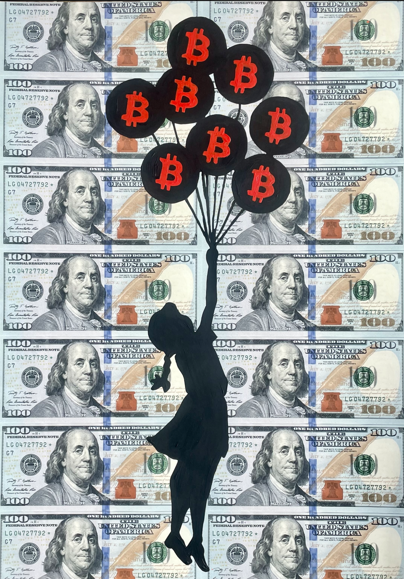 Bitcoin Ballon Girl