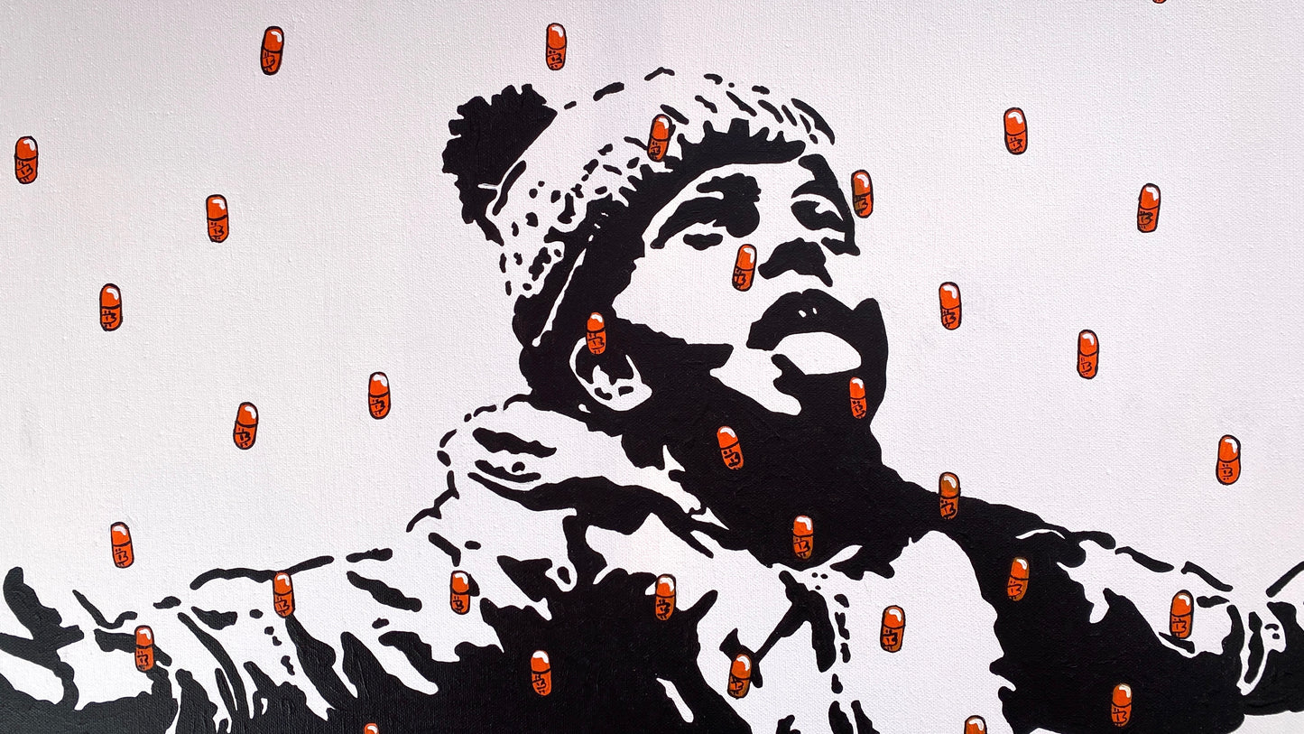 Orange Pill Rain