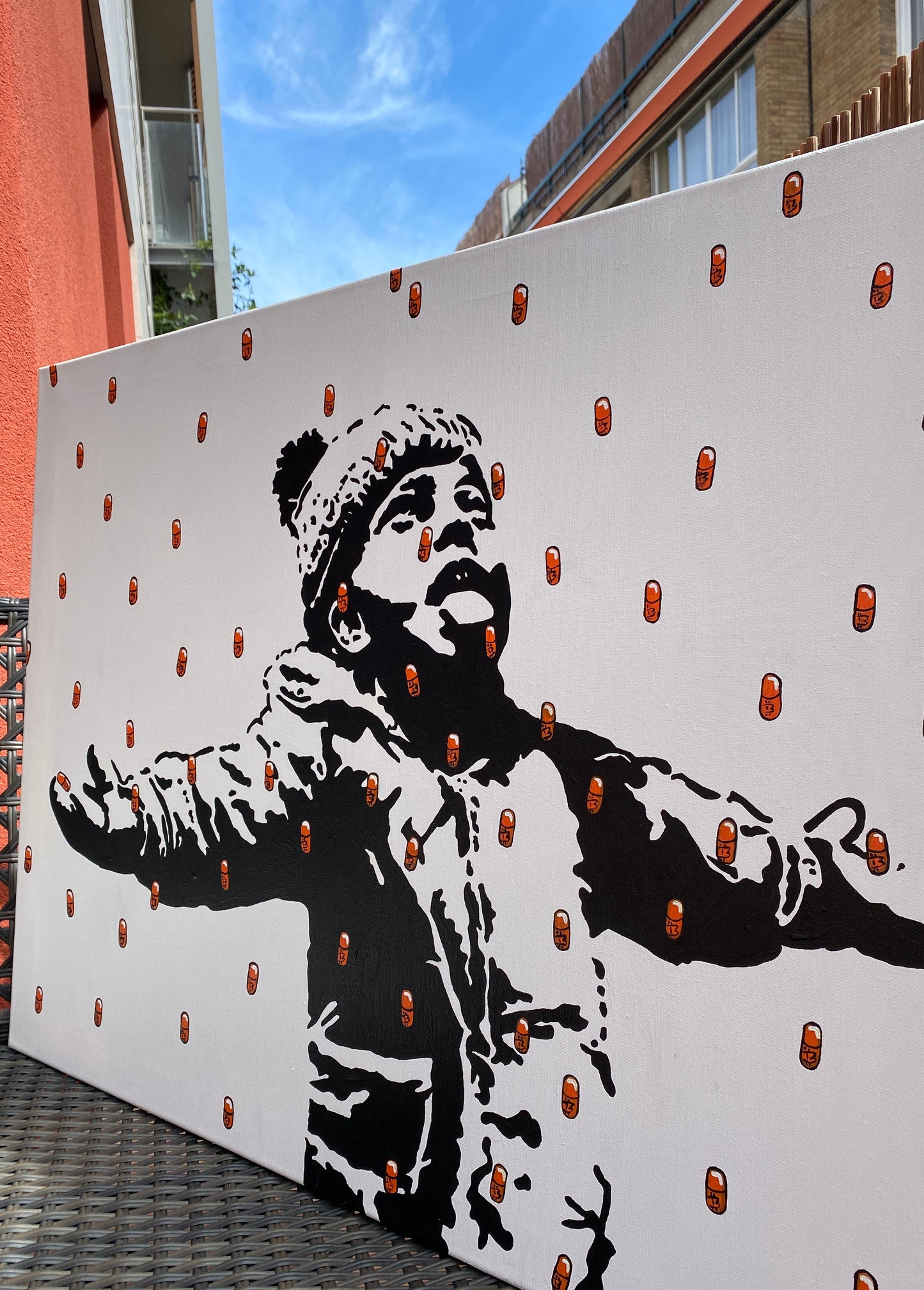 Orange Pill Rain