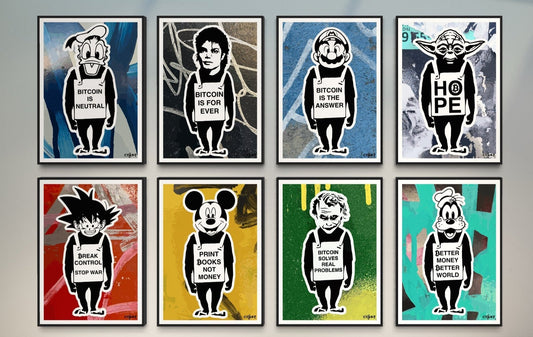Bitcoin Squad Posters Digital Files
