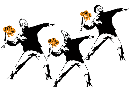 Bitcoin Sticker Thrower Digital Files